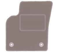 Wielganizator Tappetino per conducente beige, adatto per: Volvo V50 (2004-2012) tappetino per auto in velluto combinato con rivestimento beige, adatto per auto