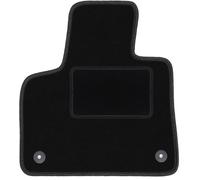 Wielganizator Tappetino per guidatore, in velluto, adatto per Citroen C5 Aircross (2019), lato conducente, tappetino in velluto nero, 1 pezzo, su misura
