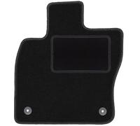 Wielganizator Tappetino per il conducente, di colore nero, adatto per: Volkswagen T-ROC Crossover (2017), tappetino lato conducente in velour