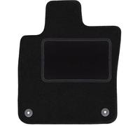 Wielganizator Tappetino per il conducente, Tappetini Auto, Tappetino Auto Guidatore, adatto per Volvo V60 II Kombi (2018), in velour, colore: nero