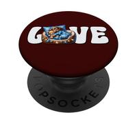 Wiener Dog In Snowflake Winter Pajamas I Love My Dachshund PopSockets PopGrip Adesivo