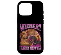 Wiener? Non conosco quasi il suo divertente Bootleg offensivo bassotto Custodia per iPhone 16 Pro