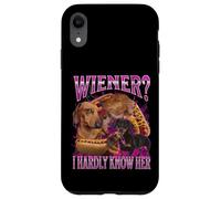 Wiener? Non conosco quasi il suo divertente Bootleg offensivo bassotto Custodia per iPhone XR