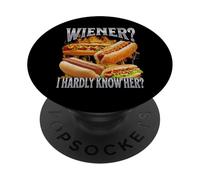 Wiener? Non conosco quasi il suo divertente hot dog Glizzy Meme Bootleg PopSockets PopGrip Adesivo