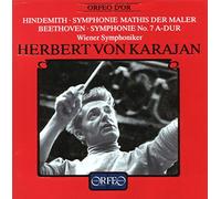 Wiener Symphoniker/Karajan - Symphonien Mathis Der Maler, No. 7 A-Dur Op. 92