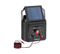 Wiesenfield Elettrificatore con pannello solare per recinti - 0,8 J - 15 km WIE-SFE-800