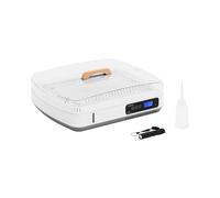 Wiesenfield Incubatrice per uova - 35 uova - Controllo dell'umidità e lampada sperauova - Completamente automatica WIE-IN-110