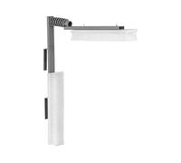 Wiesenfield Spazzola per bovini 2 teste, ciascuna da 50 x 10 cm Per interni ed esterni Con molla Spazzola per mucche Spazzola pulitrice per bovini Spazzola rotante per mucca Tiragraffi per cavalli