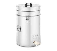 Wiesenfield WIE-HT-50 Maturatore per miele - 56 L - Con setaccio, coperchio e rubinetto di imbottigliamento - Acciaio inox