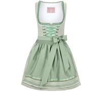 Wiesnwuid Dirndl Lilly Vestito per Occasioni Speciali, Salvia, 40 Donna