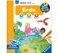 Wieso? Weshalb? Warum? aktiv-Heft - Erde (Malen, rätseln, basteln ab 4 Jahre - mit Stickern und Bastelbogen)