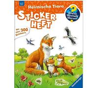 Wieso? Weshalb? Warum? Stickerheft: Heimische Tiere