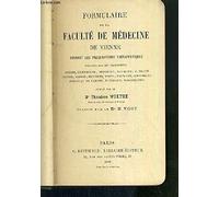 Wiethe Theodor Formulaire de la Faculté de médecine de Vienne donnant le (Book)