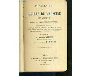 Wiethe Theodor Formulaire de la Faculté de médecine de Vienne donnant le (Book)
