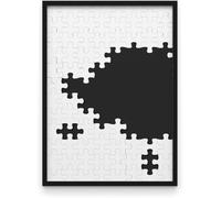 WIETRE Cornice puzzle 80 x 60 cm 1500 cornice in alluminio nero