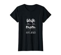 Wife Est 2024 Mom Est New Mom Pregnancy Reveal Just Married Maglietta