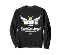 Wife Is My Angel She Watches Over Me in Memory Felpa