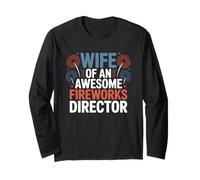 Wife of An Awesome Fireworks Director 4 luglio Maglia a Manica