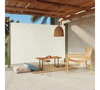 WIFESE 200x300 cm Tende da Sole per Esterno Retrattile Paravento per Balcone Tenda da Terrazza Tenda da Giardino Anti UV per Patio e Balcone Crema Impermeabile Tessuto Chiusura Automatica