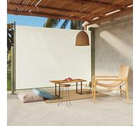 WIFESE 220x300 cm Tende da Sole per Esterno Retrattile Parasole Tenda da Terrazza Tenda da Giardino Anti UV per Patio e Balcone Crema Impermeabile Tessuto Chiusura Automatica