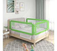 WIFESE Barriera Letto Bambini Verde 180x25 cm in Tessuto Sponda di Sicurezza Regolabile Protezione Ottimale Contro la Caduta per Letto è Adatta a Bambini di Età Compresa Tra 18 Mesi e 5 Anni