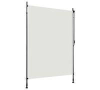 WIFESE Tenda a rullo per esterni, 150 x 270 cm, oscurante, senza fori, funzionamento a manovella, per esterni, protezione da sguardi indiscreti, balcone o pergolato, terrazza