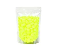 Wiffe 200 piccoli cristalli brillanti per scena acquatica, 0,8 cm, giallo | Luce solare attivata, illuminazione permanente, illuminazione automatica, cortile interno esterno, passaggio pedonale piscina