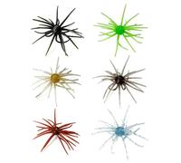 Wiffe 6 Elasticità Mare galleggianti Esche Esche perfette per la Pesca nel pozzo e Esche Naturali Simulazione Mare galleggianti Pesca attirano Esche attirano