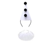 Wiffe Accessori per costume da circo con cappello a cono | Pezzi leggeri per look da festa teatrale