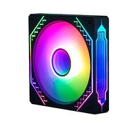 Wiffe ARGB - Ventola di raffreddamento per computer, 12 x 12 x 2,5 cm, 5 V | PWM Cooler Radiatore per Desktop Case CPU Raffreddamento Dissipatore Ventola Regolare Velocità Ultra-Silenzioso Lunga Durata