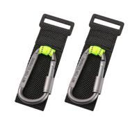 Wiffe Chiusura riflettente della cinghia della lega di alluminio del gancio | 2 pezzi borsa accessorio mantiene gli oggetti personali nelle vicinanze in negozio Runs Travel
