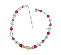 Wiffe Ciondolo frutta vegetariana con perline colorate con decorazioni abbaglianti e chiusura facile per donne e collana frutta verdura dei cartoni animati