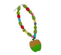 Wiffe Collana con perline in legno di frutta per gioie dopaminergici, per promuovere la moda giocosa e il comfort quotidiano, One Size, come descritto, come descritto