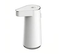 Wiffe Dispenser di sapone senza contatto con risposta rapida 0.25s per la | Contenitore trasparente da 300 ml con energia da 1200 mAh e ricarica USB C, alimentazione ricaricabile e funzione di pulizia