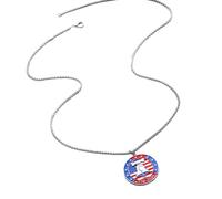 Wiffe Elegante collana commemorativa 250 anni indipendenza con campanelle liberalizzazione, gioielli in lega, gioielli patriottici
