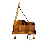 Wiffe Fioriera in ferro per pianoforte, supporto per fiori per pianoforti | Contenitore per piante tradizionale per decorazione mensola, in ferro antico, supporto per fiori per soggiorno