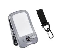 Wiffe Luce a clip, impermeabile, multiuso, a energia solare, colore grigio | Due modi di ricarica per l'uso di backup, impermeabile, ricarica USB, robusta struttura in ABS, opzioni di montaggio