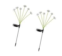 Wiffe Luce decorativa a forma di fungo per vialetti a energia solare | Illuminazione solare del paesaggio per il giardino e il cortile con le luci luminose, facile installa
