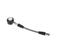 Wiffe Luminously Sommersibles - Manometro tecnico subacqueo, 15 cm | Luminously Sommersibles manometro con tubo ad alta pressione in fibre di carbonio tessute manometro tecnico subacqueo