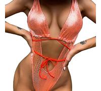 Wiffe Monokini - Costume da bagno da donna | Monokini con taglio a serpente, costume da bagno con scollatura profonda, costume da bagno a taglio alto, da donna