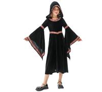 Wiffe Mystical Courts - Vestito con cappuccio per bambini a tema | Elegante vestito per bambini di Halloween con cappuccio, abbigliamento cortese per ragazzi e ragazze, adatto per bambini
