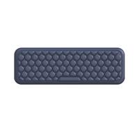 Wiffe Poggiapolsi ergonomico per tastiera, traspirante, blu scuro | Memory Foam per scrivania, comodo cuscinetto ergonomico traspirante per computer esteso