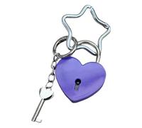 Wiffe Portachiavi per borsa alla a forma cuore con ciondolo per borsa dal design unico con gancio a stella, perfetto per l ' uso quotidiano, ciondolo con lucchetto a cuore grandi dimensioni