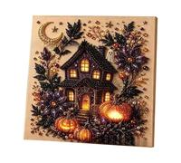 Wiffe Set di opere d'arte per feste di Halloween, età 3 e su, D | Attività delle perle in classe, progetto di esposizione stagionale per riunioni domestiche