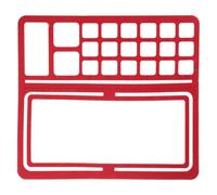 Wiffe Tappetino in feltro per gioielli, rosso, 28 x 30 cm | Tampone di smistamento, Findings Staging, Hobby Table Helper, Ordine di installazione