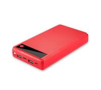 Wiffe Uscita USB C Power Backup per esterno, Red FAST BOARD, Red E | Batteria portatile a ricarica rapida da 22,5 W con display a LED trasparente per smartphone, tablet, viaggi, campeggio, uso