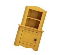 Wiffe Vetrina Triangolare Modello mobili per la casa, Yellow | Mobile portaoggetti a scomparti multipli con funzionale per la disposizione degli accessori della casa delle