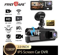 WIFI 3 Telecamera per auto DVR Mini 1080P All'interno del veicolo Dash Cam DVR a tre canali Registratore Video Registratore Mini Dashcam Videocamera