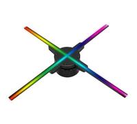 WiFi 3D Ologramma Proiettore Fan Display Olografico 576 LED Ologrammi Lampada Pubblicitaria Controllo WiFi/PC Decorazioni For Feste