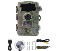 WIFI 4K Trail Camera 80MP Wildlife Game Camera con 0.2s Trigger 25m Visione Notturna 64GB Memoria per la Caccia Animali Cortile